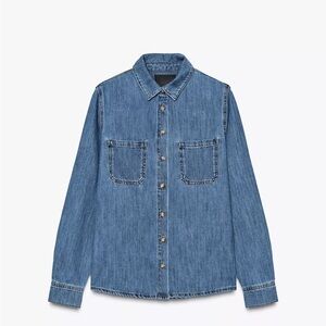 Zara Blue Denim Shirt